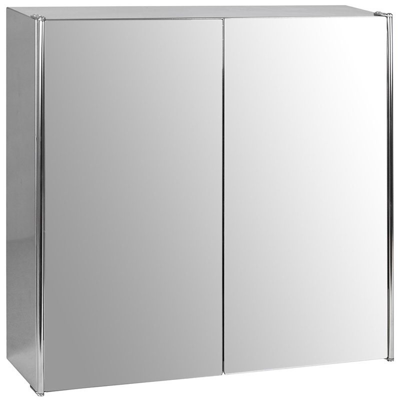 Wayfair Basics Bathroom Double 45cm x 45cm Recessed Mirror